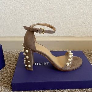 Stuart Weitzman Pearl block heels